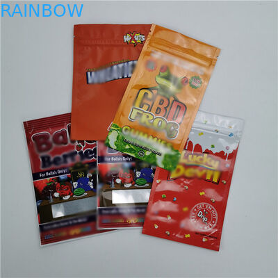 Gummy Candy Snack Food Packaging Bags Custom Printed Smell Proof  Easy to open