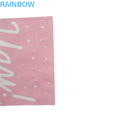 Resealable Plastic Pouches Packaging  Shinny Natural Scrub Bags Gravure Printing