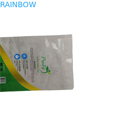 Food Grade Stand Up Pouches Powder Packaging Organic Tea Bags Custom Printed