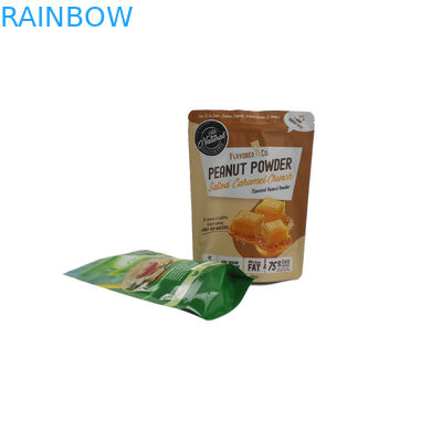 Digital Printing Plastic Packaging Bags Resealable Matte Retail Peanut Powder Packaging