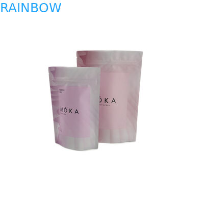 Coffee Tea Food Packaging Aluminum Foil Bags Stand Up Pouch Custom Printing 