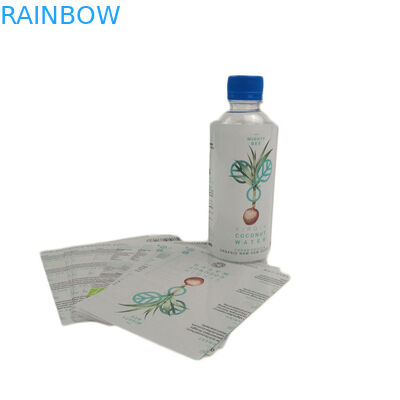 Biodegradable Shrink Wrap Bottle Labels Sticker , Plastic Pvc Heat Shrink Sleeve