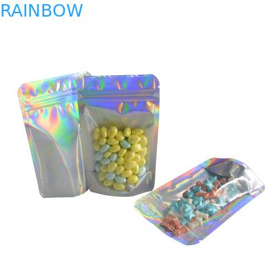 Three Side Seal Snack Food Packaging Bags Lamination Plastic Material With 