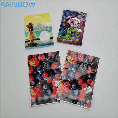 CBD Plastic Pouches Packaging Aluminum Foil Stand Up Child Proof  Bags