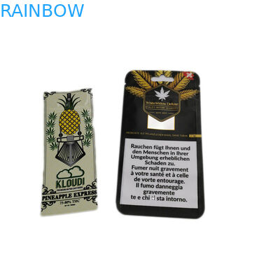 Heat Seal Stand Up Zipper Pouch Bags Recyclable Tobacco / Cigarette Packaging