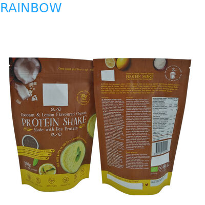 Aluminum Foil Zipper Pouch Bag For Powder Packaging