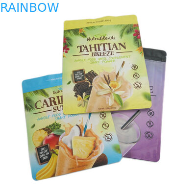 Zipper Top Resealable Gravure Printing Plastic Pouches Packaging