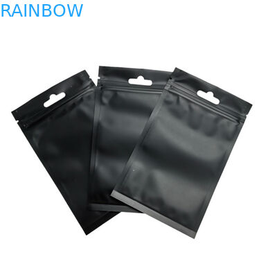 Matte Finish Zipper Foil Lined Cosmetic Pacakging Pouch