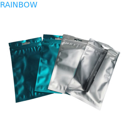 Customized Transparent Front zip Lock Foil Pouch Packaging
