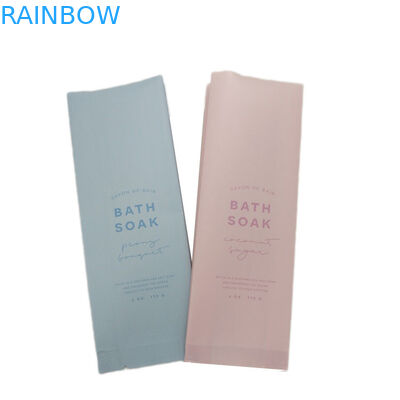 Bath Soak / Salt Packet Laminated Foil Plastic Stand Up Pouch