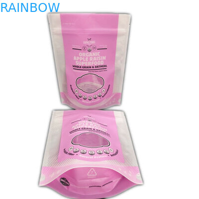 Front Plastic Zipper Lock MOPP Plastic Pouches Packaging