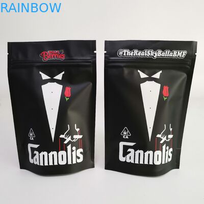 Aluminum Foil Weed Cookie CBD 3x4 Stand Up Zipper Bag