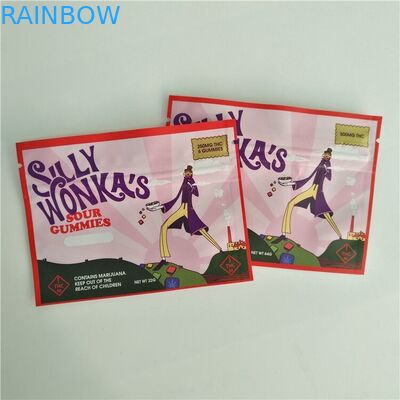 Gravure Printing Flat 3.5g Child Proof  Bag