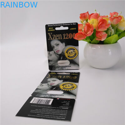 Matte / Glossy Surface PP Plastic Blister Card Box