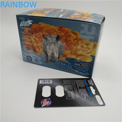 Matte / Glossy Surface PP Plastic Blister Card Box