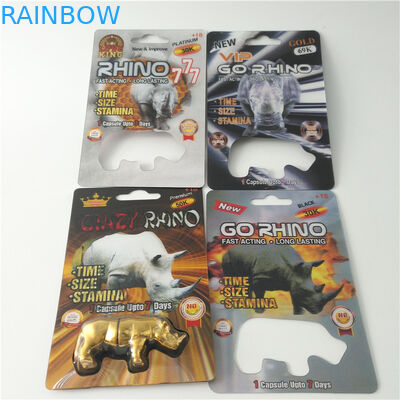 Matte / Glossy Surface PP Plastic Blister Card Box