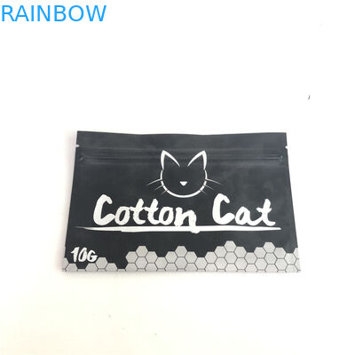 CBD Weed Stand Up Gravure Printing Plastic Pouches Packaging