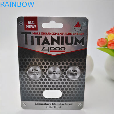 CMYK Color Customized Plastic Pill Paper Packaging Card