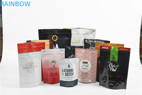 Banana Chips Zipper VMPET Plastic Pouches Packaging