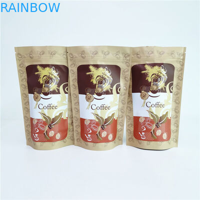 Digital Printing 250g Stand Up  Coffee Bag For Coffee Beans