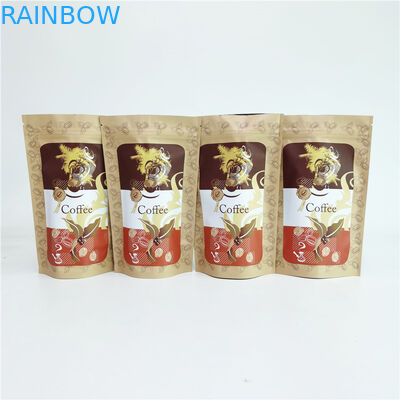 Digital Printing 250g Stand Up  Coffee Bag For Coffee Beans