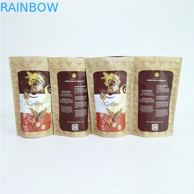 Digital Printing 250g Stand Up  Coffee Bag For Coffee Beans
