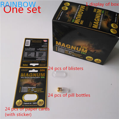 Recycled 4C Printing Capsule Blister Packaging Paper Cards
