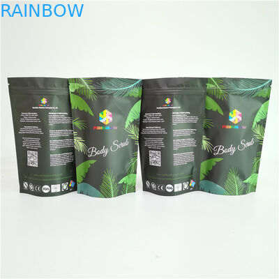 Custom Printed 500g Body Scrub Packaging Bag For Bath Salt Foil  Pouch