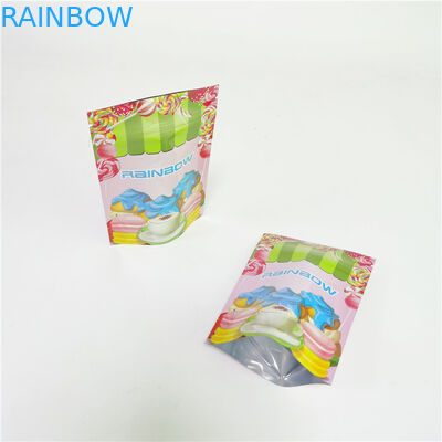 3.5g Cookies Bag Small Size  Stand Up Pouch With Transparent Bottom