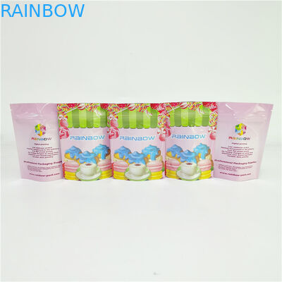 3.5g Cookies Bag Small Size  Stand Up Pouch With Transparent Bottom