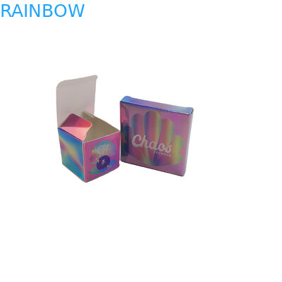 Luxury colorfun Packaging box for sope Blister Cosmetic  lipstick Cream Serum Box With holographic surface