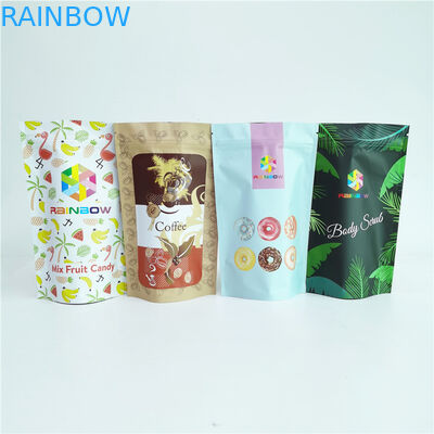 Stand Up  Foil Pouch Packaging Aluminum Foil Body Scrub Cream Packging Bags