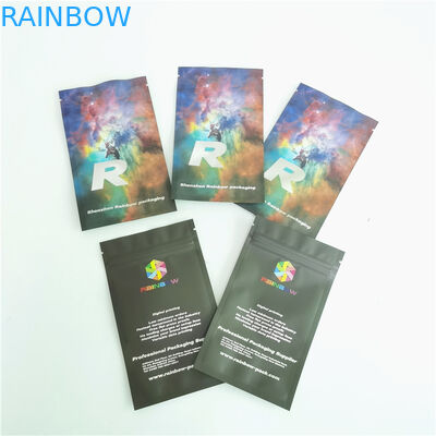 Smell Proof Flat Plastic Pouches Packaging  Sachets For Pills Packaging