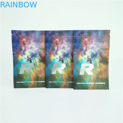Smell Proof Flat Plastic Pouches Packaging  Sachets For Pills Packaging