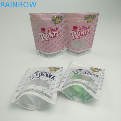 Smell Proof Herbal Packaging Bag The  Bag With Window For Hemp CBD Chill Gummy Packing