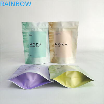 Stand Up  Pouch Body Scrub Packaging Bag For Bath Salt With Foil Inside