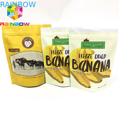  bags for food aluminum foil stand up bags custom logo packaging bag