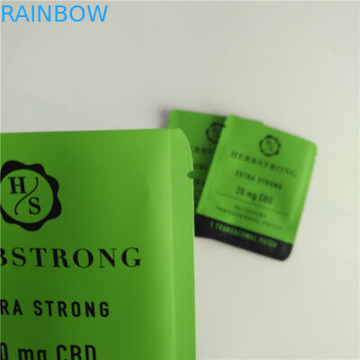 20mg medical marijuana packaging bag mylar foil pouch disposable small CBD patches