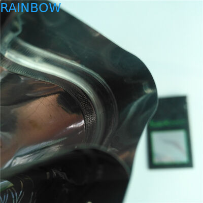 1g Weeds Bags Kush Medical Cannabis Packaging Bag UV Printing Black Pouch With Clear Window And Zipper