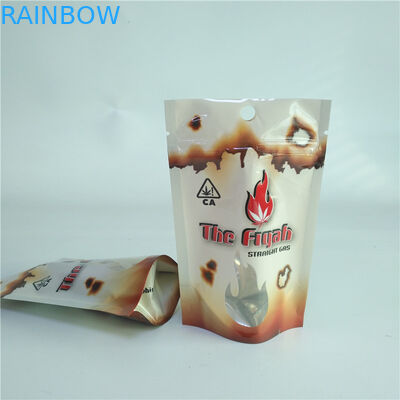 3.5g 1/8oz Smell Proof Medical Marijuana Packaging Bag Mylar Weeds Bags Stand Up Pouch With Zipper