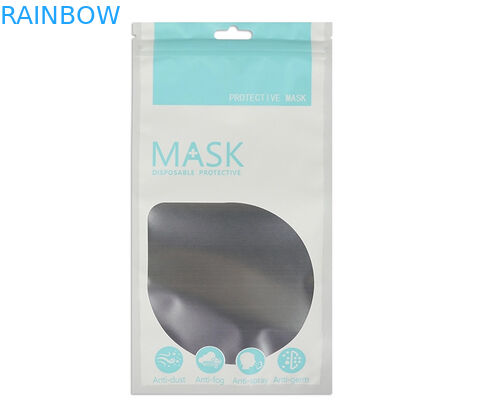 China supplier custom design printing resealable plastic  N95/KF94 packaging bag for mask