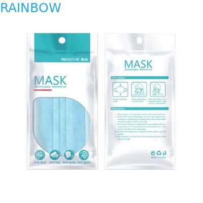 China supplier custom design printing resealable plastic  N95/KF94 packaging bag for mask