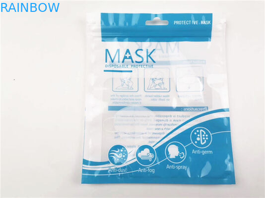 China supplier custom design printing resealable plastic  N95/KF94 packaging bag for mask