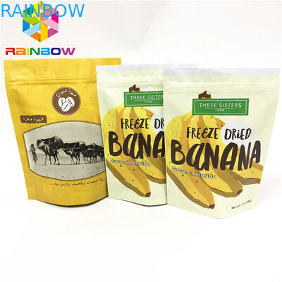 Laminated foil stand up bags with custom printing  pouch for snack/body scrub customized packaging bags