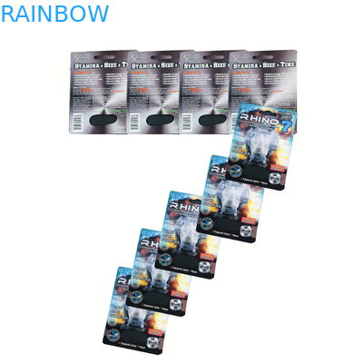 Packaging Box For Natural Big Size Pills Herbal Male Enlargement Capsule RHINO 7