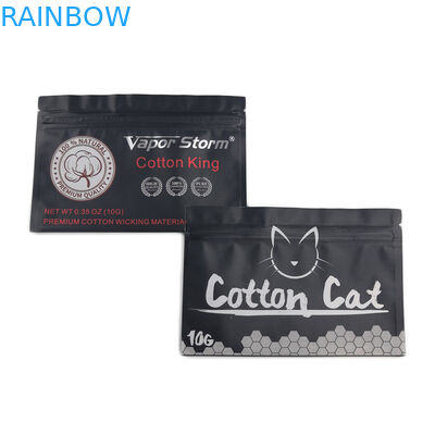 CBD Cat Food Dog Food Packaging Bags Silver Aluminum Foil Bag With Childproof Zipper