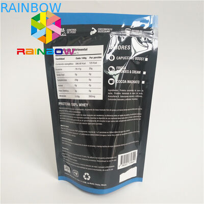 Custom Logo Biodegradable Stand Up Plastic Pouch Tea Packaging Food  Shipping Weed Smell Proof Bag