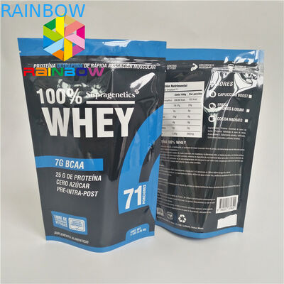 Custom Logo Biodegradable Stand Up Plastic Pouch Tea Packaging Food  Shipping Weed Smell Proof Bag