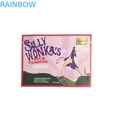 Sample Free Mini Sachets For Metallic Color Preroll Cigarette 3 Side Seal Pouch Aluminium Foil Bags