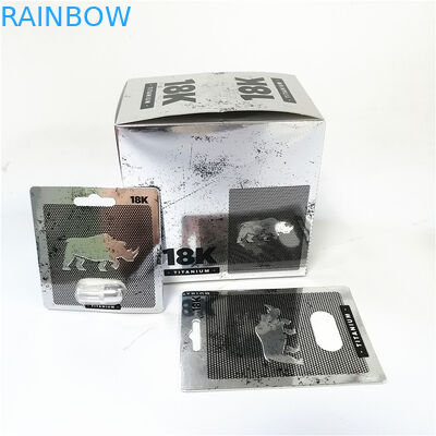 Display custom printed paper cards male enhancers sexual performance red Poseidon card box